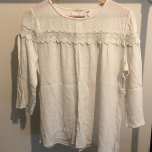 Old Navy White Blouse, size S